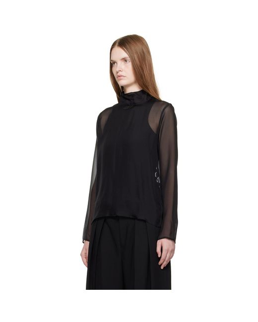 La Collection Black Clarice Blouse