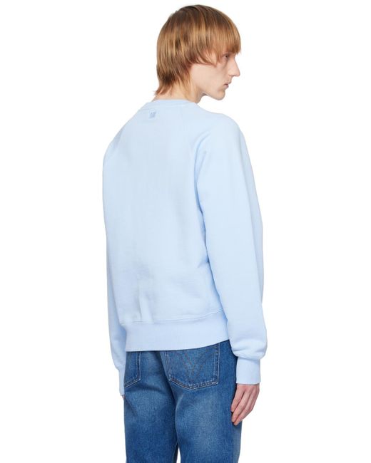 AMI Blue Ami De Cœur Sweatshirt for men