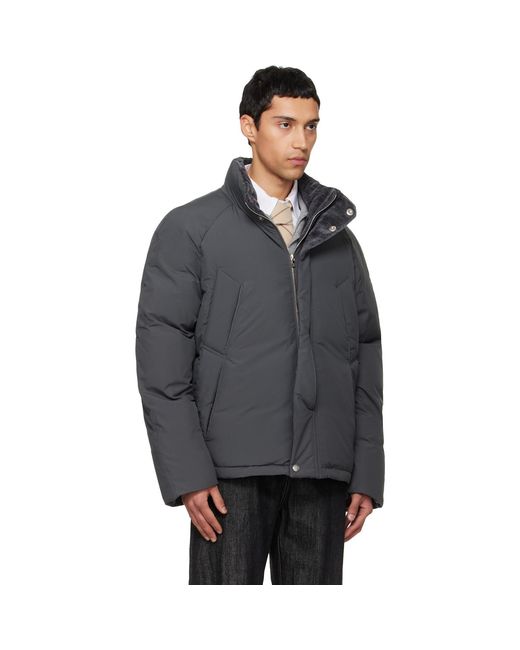 NULLUS Black 8 Pocket Down Jacket for men
