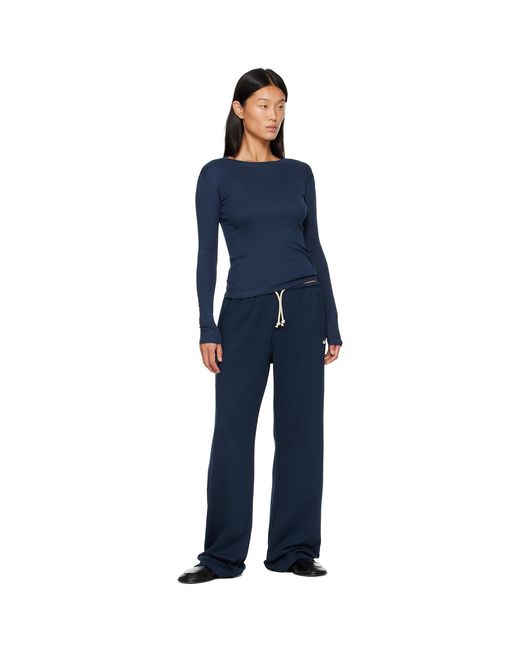 HOMMEGIRLS Blue Fruit Of The Loom Edition Cotton Lounge Pants