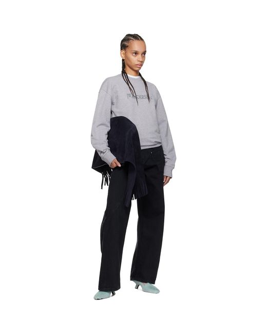 J.W. Anderson Black Twisted Workwear Jeans