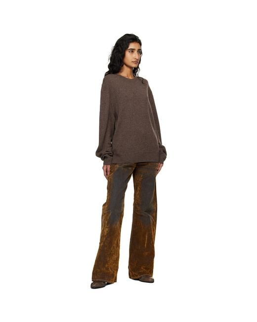 Acne Brown Cashmere Sweater