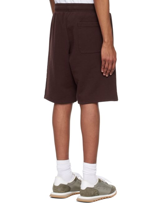 メンズ AMI バーガンディ Ami De Coeur Dye ショートパンツ Brown