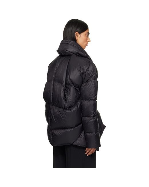 Rick Owens Black Tower Draculimo Down Jacket