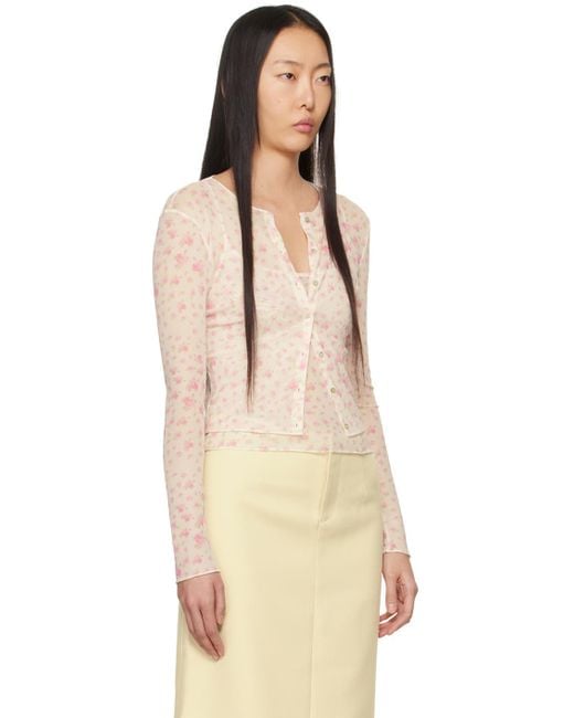 Sandy Liang Multicolor Curry Cardigan