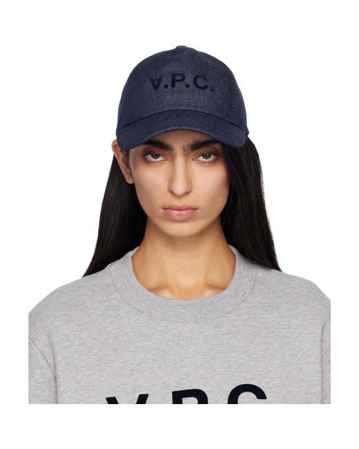 A.P.C. Blue Eden 'Vpc' Cap