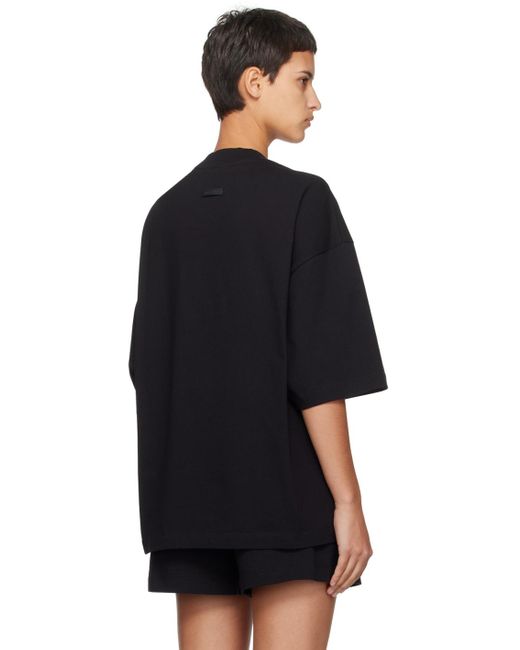 Fear Of God Black 'the Lounge' T-shirt