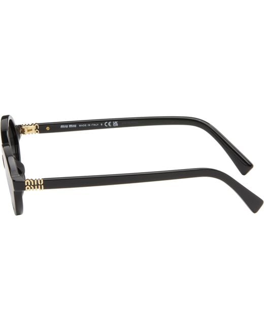 Miu Miu Gray Miu Regard Sunglasses