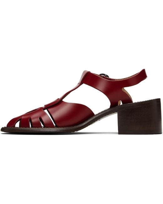 Hereu Black Pesca Heeled Sandals