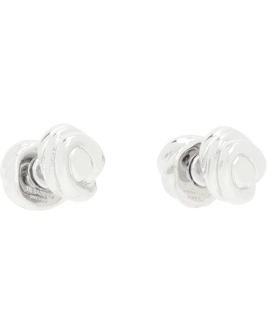 Jil Sander Metallic Brass Earrings