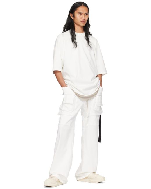 Rick Owens Multicolor Off-white Creatch Wide Cargo Pants for men
