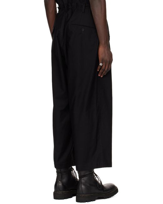 Pantalon noir à nervures Yohji Yamamoto pour homme en coloris Black