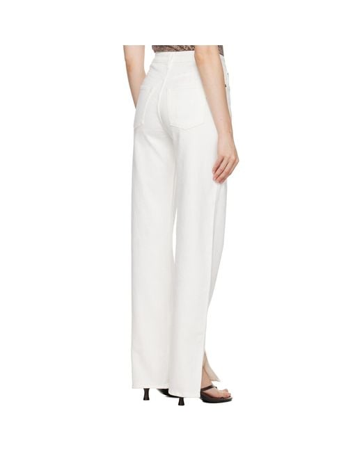 Ksubi White Off- Playback Splits Jeans