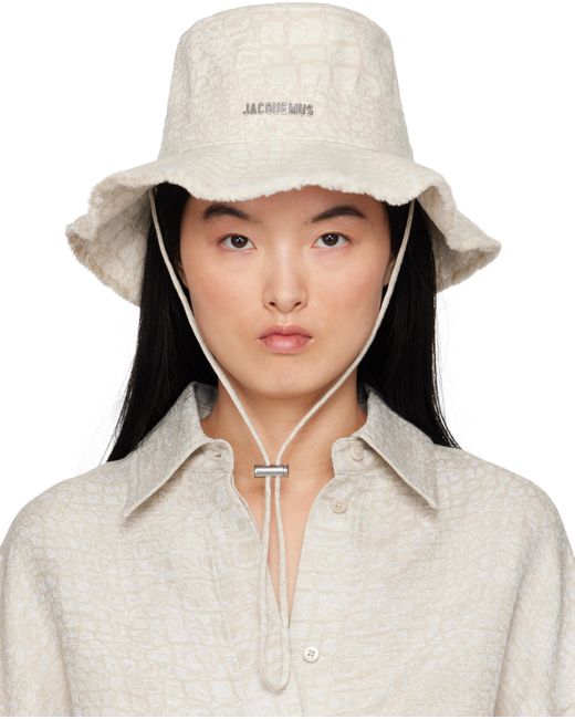 Jacquemus Natural La Croisière 'The Artichaut' Bucket Hat