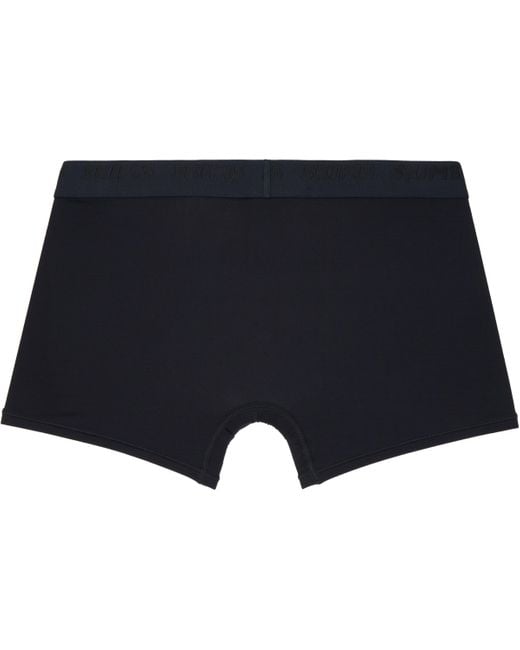 Skims Black Three-Pack Stretch 3 Boxer Briefs for men