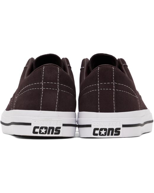 Baskets Basses One Star Pro Bourgogne À Semelle Cons Converse pour homme en coloris Black