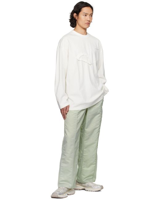 メンズ Feng Chen Wang ホワイト 2In1 オーバーサイズ Tシャツ White