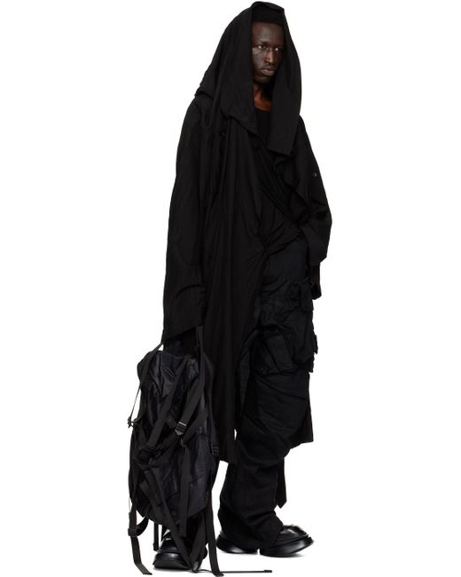 Julius Black Memory Cloth Backpack for men