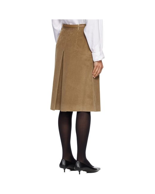 Max Mara Natural Tan Fragore Shorts