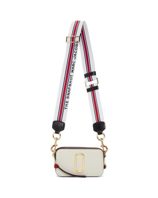 Marc Jacobs Multicolor Red And White Small Snapshot Bag