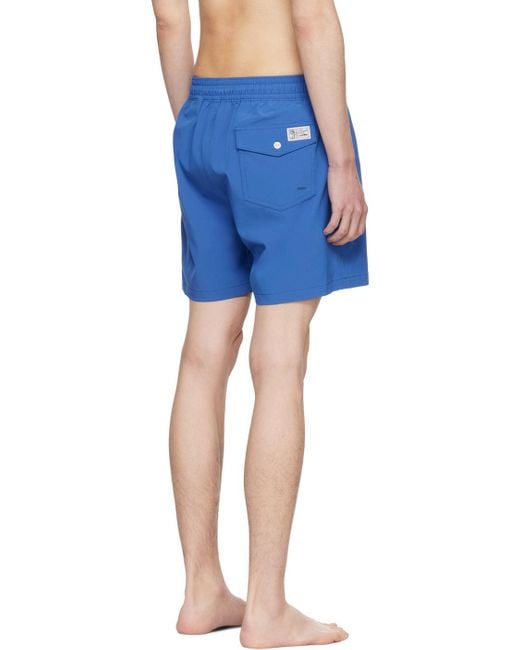 Polo Ralph Lauren Blue Traveler Swim Shorts for men