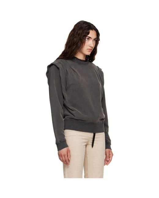 Isabel Marant Black Soldy Sweatshirt
