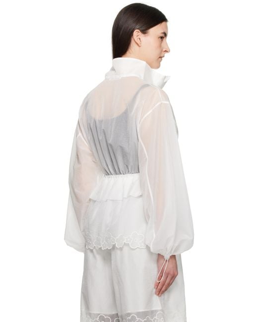 CECILIE BAHNSEN ホワイト Arlo ジャケット White