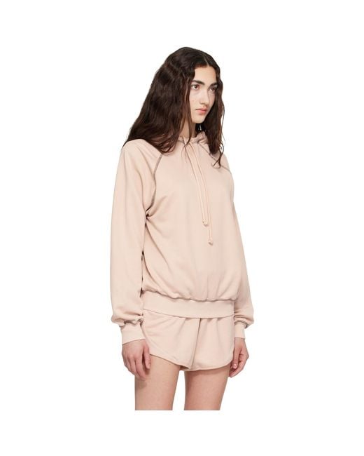Baserange Pink Fold Hoodie