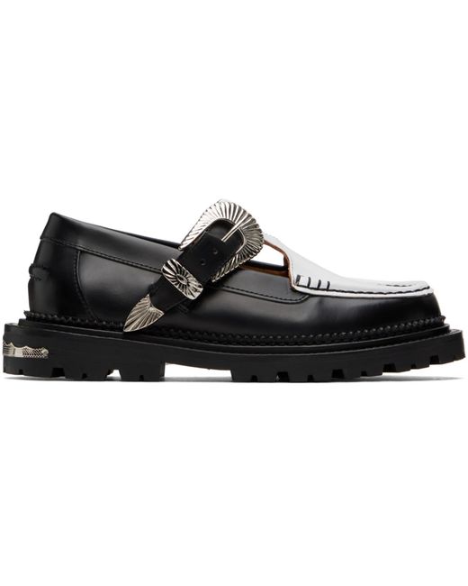 Toga Black Hardware Loafers