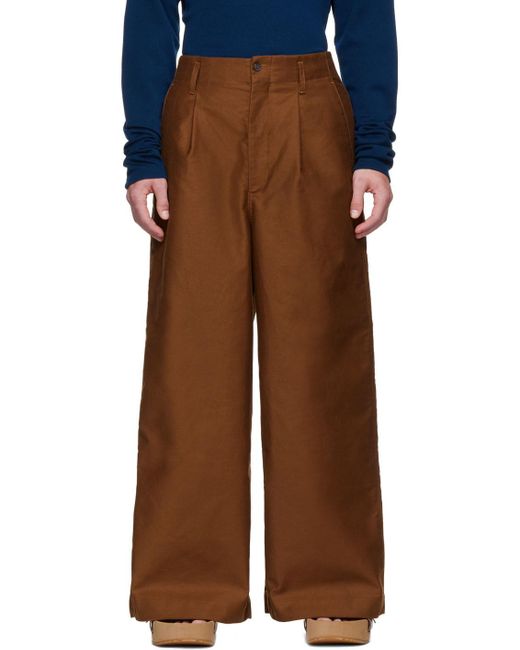 Hed Mayner Multicolor Cotton Trousers for men