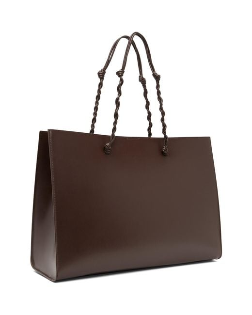 Jil Sander Brown Tangle Tote