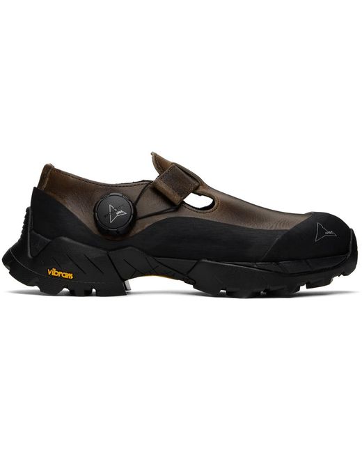 Roa Black Pala Loafers for men