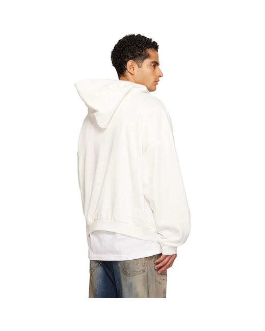 we11done White Hoodie for men