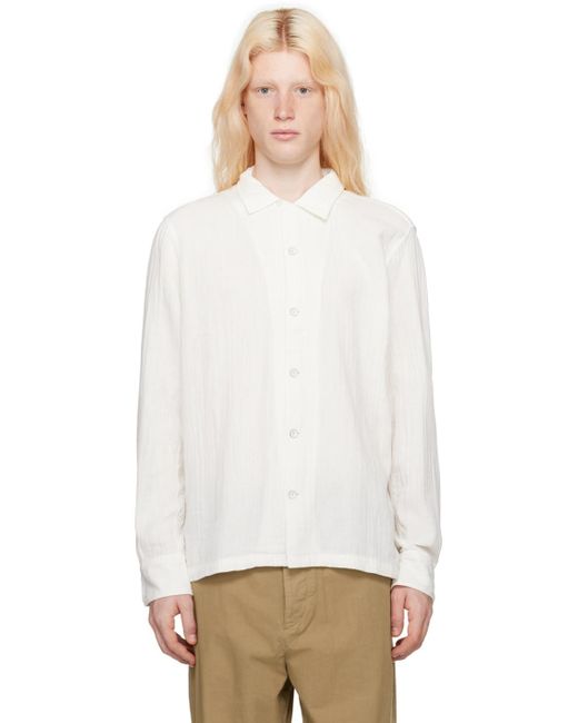 Rag & Bone White Avery Shirt for men