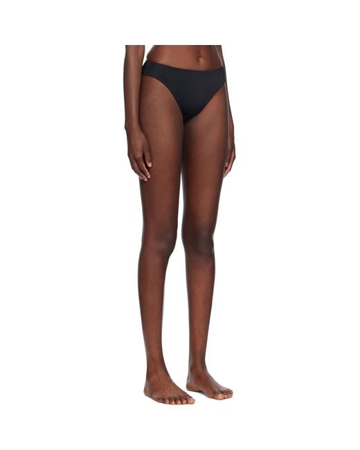 Magda Butrym Black High Leg Bikini Bottom