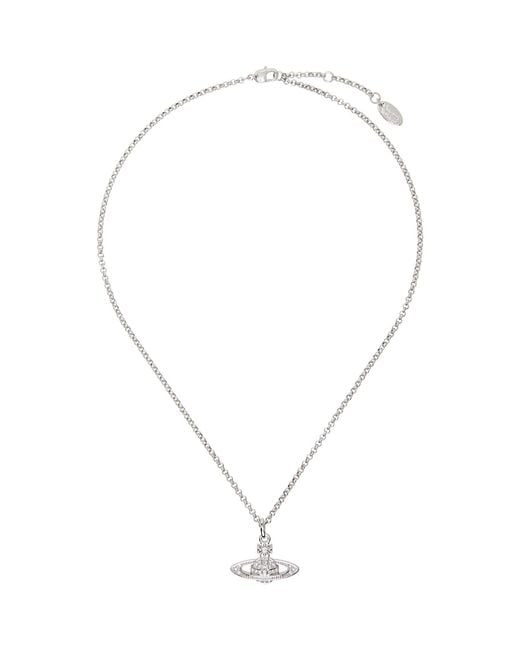 Vivienne Westwood Metallic Mini Bas Relief Pendant Necklace for men