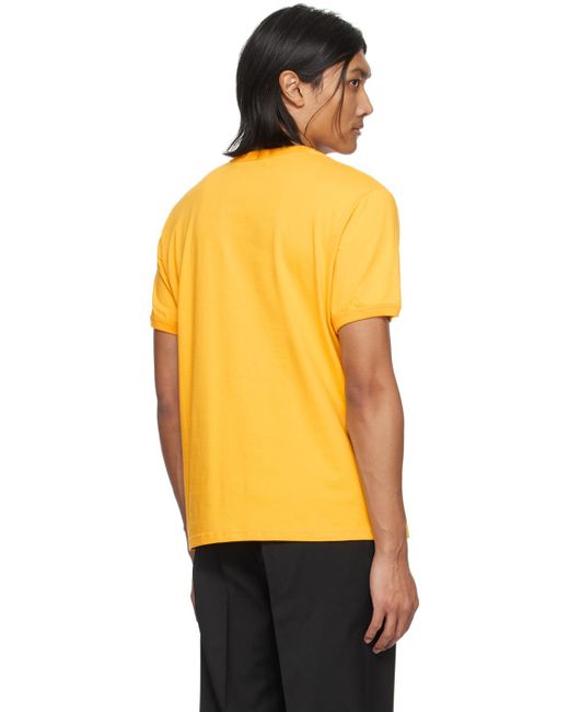 M I S B H V Orange Lsd T-shirt for men