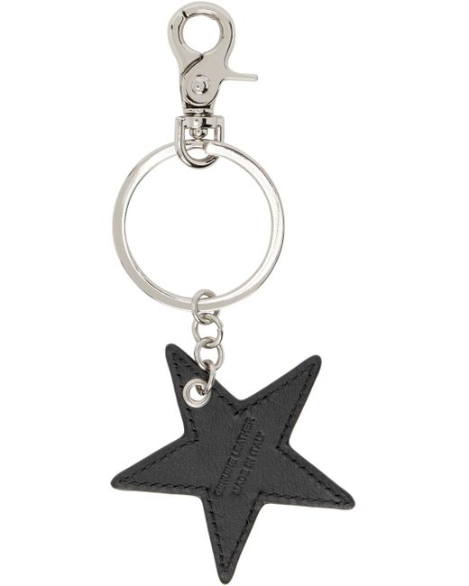 Vivienne Westwood Black Star Keychain for men