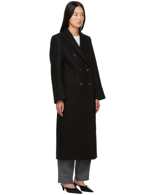 Totême  Toteme Black Tailored Coat