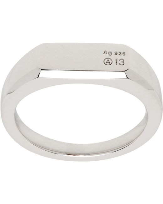 Bague #7401 NUMBERING pour homme en coloris White