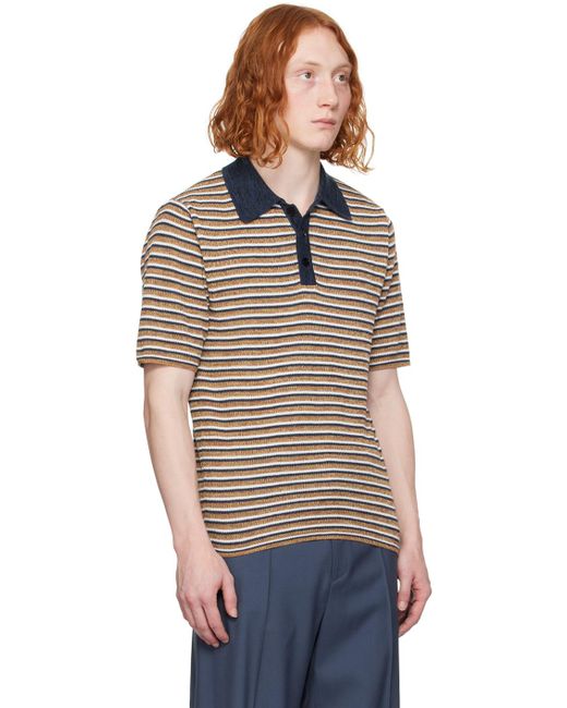 Polo 70's french et bleu marine RECTO. pour homme en coloris Black