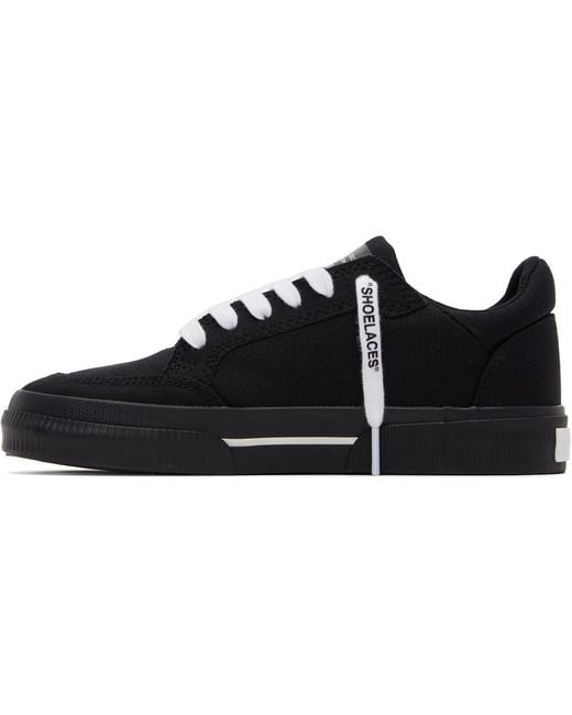 Off-White c/o Virgil Abloh Black Off- Low Vulcanized Sneakers