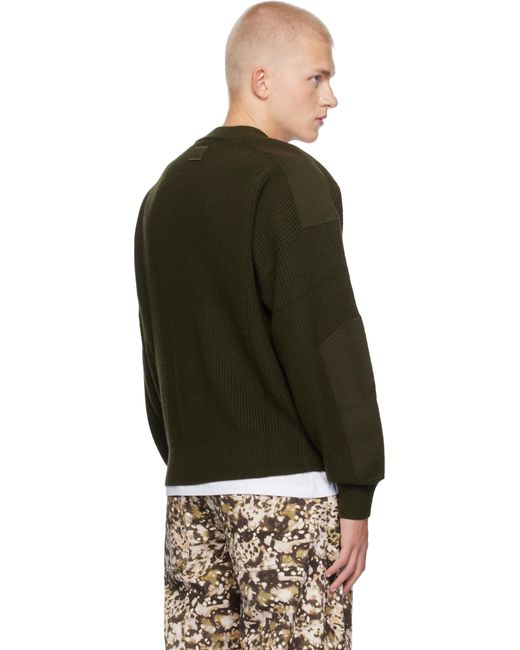 Isabel Marant Black Khaki Bartolo Sweater for men