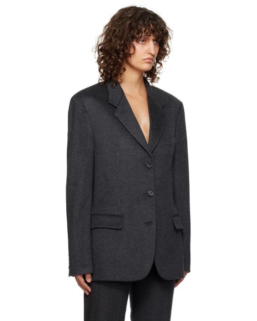 The Row Black Lasonne Blazer
