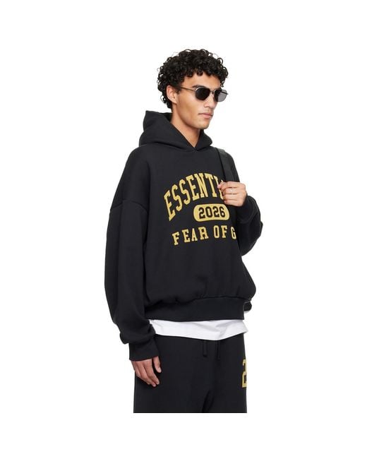 Fear Of God Black Holiday Classic Hoodie for men