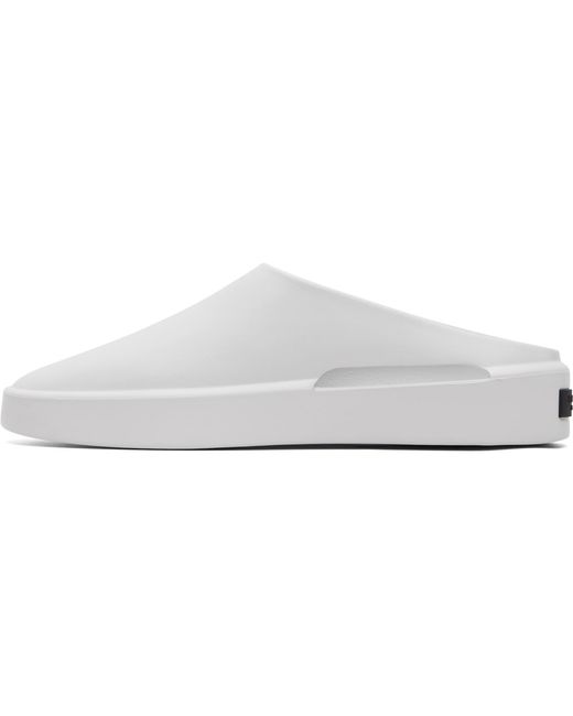 Fear Of God White Essentials California 1.0 Mule Loafers for men