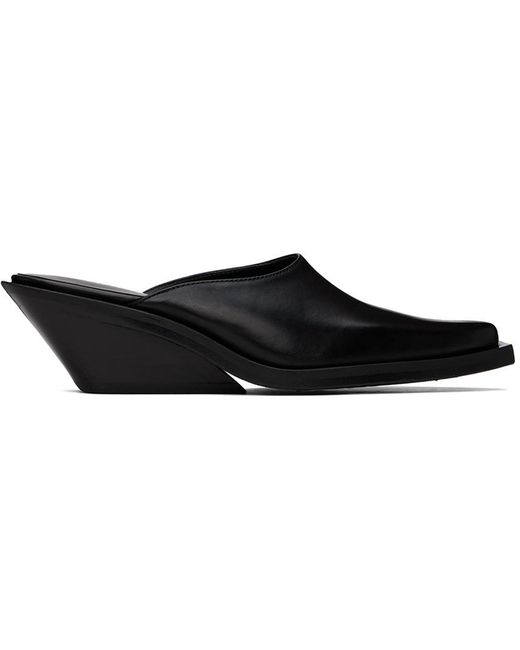 Ann Demeulemeester Black Xina Mules