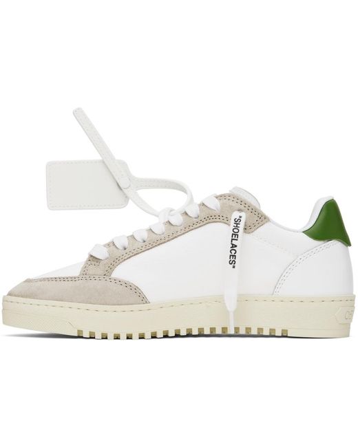 Off-White c/o Virgil Abloh Black White & Taupe 5.0 Sneakers