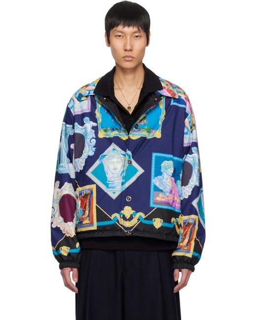 メンズ Versace マルチカラー Gallery' リバーシブル ブルゾン