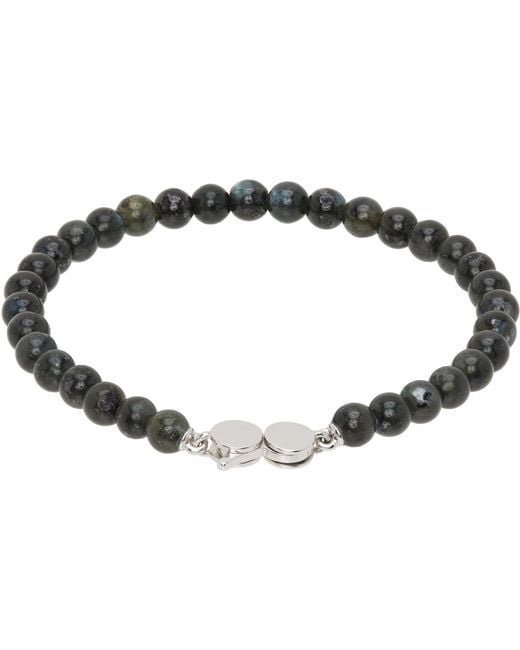 Tom Wood Metallic Cove Slim Bracelet for men